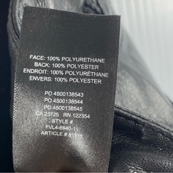 Wilfred Women's Black Leather straight leg Jeans - Picture 7 of 8